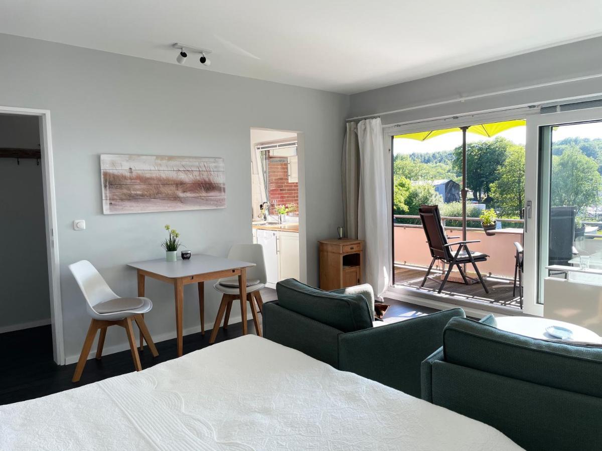 Ferienwohnung Yachthafen-Foerdeblick Lyksborg Eksteriør billede